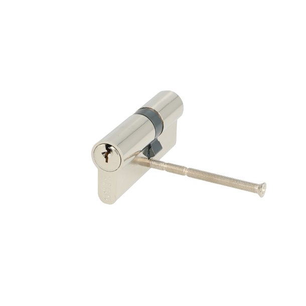 Profilcylinder 70mm - Poleret Forniklet