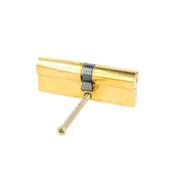 Profilcylinder 70mm - Poleret Messing Finish