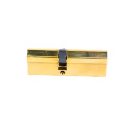 Profilcylinder 90mm - Poleret Messing Finish