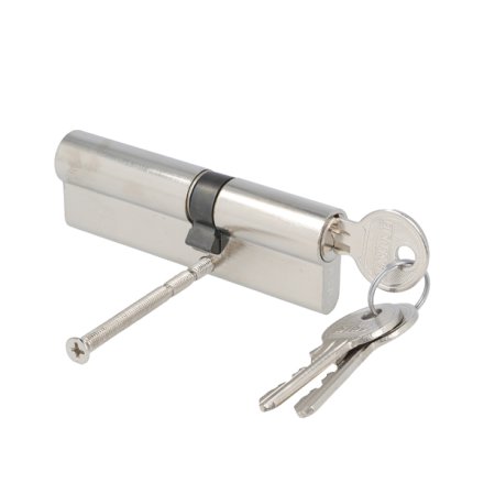 Profilcylinder 90mm - B�rstet Rustfri Finish