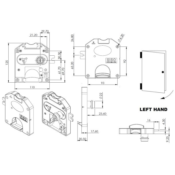 Mntls "Penia" med Returbakke - Venstre - 10 Dkk