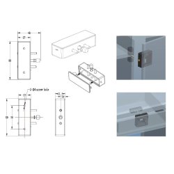 Modblik til Elektronisk Ls "Iris" - til Lge - Mifare1