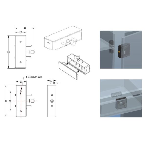Modblik til Elektronisk Ls "Iris" - til Lge - Mifare1
