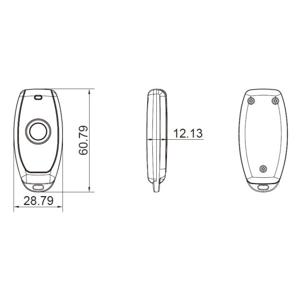 Fjernbetjening 433MHz til Elektronisk Ls "Calla"