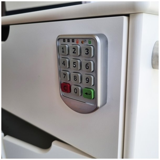 Elektronisk Skabsls "Tom" til Privat eller Offentlig Brug