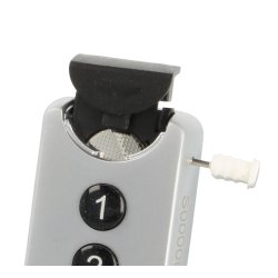 Elektronisk Skabsls "Dave" - Sort - til Engangskode