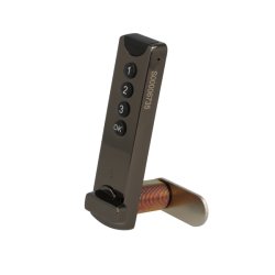 Elektronisk Skabsls "Dave" - Sort - til Engangskode