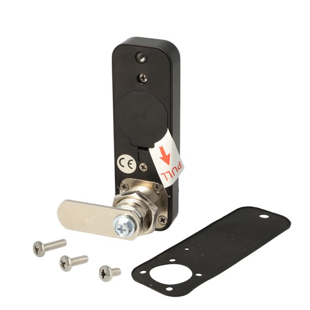 Elektr. Skabsl�s "Vic" 20mm, H/V - Sort - Privat/Offentlig