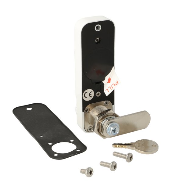 Elektr. Skabsl�s "Vic" 20mm, H/V - Hvid - Privat/Offentlig