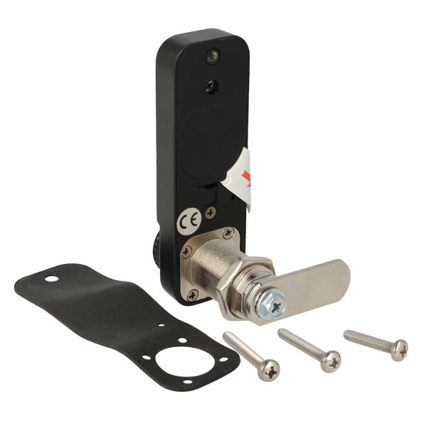 Elektr. Skabsl�s "Vic" 30mm, H/V - Sort - Privat/Offentlig