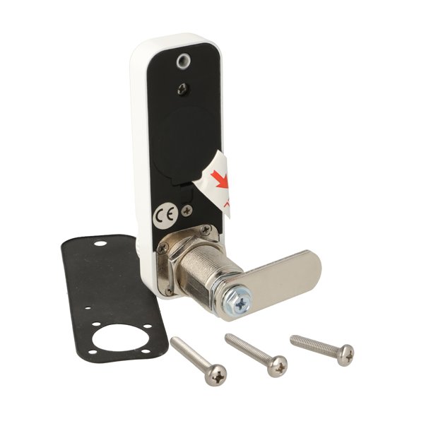 Elektr. Skabsl�s "Vic" 30mm, H/V - Hvid - Privat/Offentlig