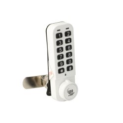 Elektr. Skabsl�s "Vic" 30mm, H/V - Hvid - Privat/Offentlig