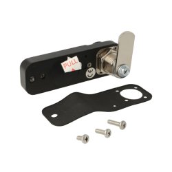 Elektr. Skabsl�s "Vic" 20mm, H�jre - Sort - Privat/Offentlig