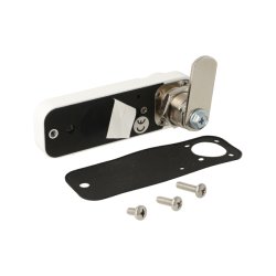 Elektr. Skabsl�s "Vic" 20mm, H�jre - Hvid - Privat/Offentlig