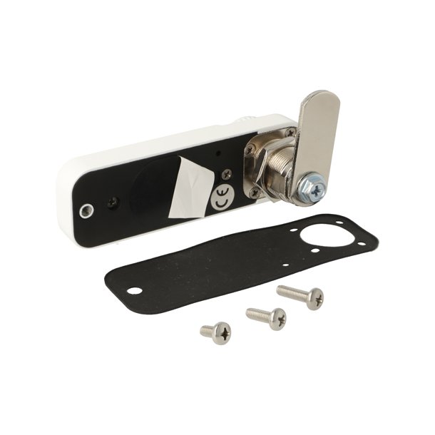 Elektr. Skabsl�s "Vic" 20mm, H�jre - Hvid - Privat/Offentlig