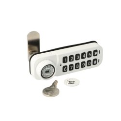 Elektr. Skabsl�s "Vic" 20mm, H�jre - Hvid - Privat/Offentlig