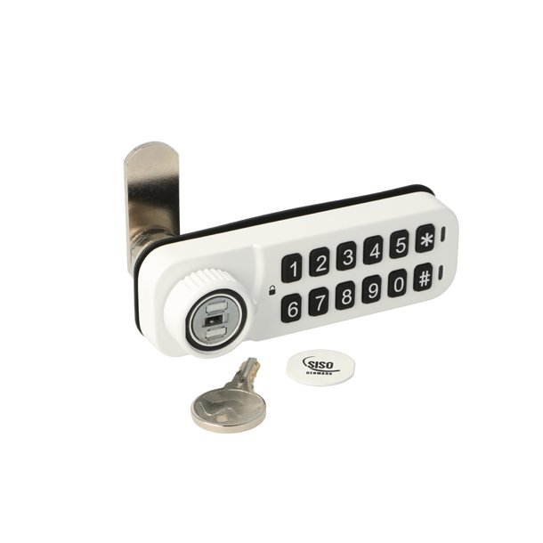 Elektr. Skabsl�s "Vic" 20mm, H�jre - Hvid - Privat/Offentlig