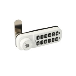 Elektr. Skabsl�s "Vic" 20mm, H�jre - Hvid - Privat/Offentlig