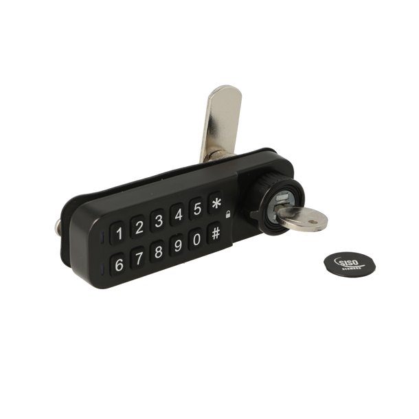 Elektr. Skabsl�s "Vic" 20mm, Venstre-Sort - Privat/Offentlig