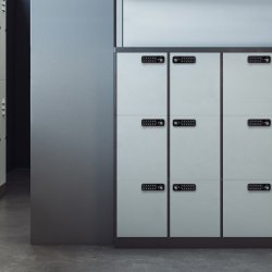 Elektr. Skabsl�s "Vic" 20mm, H�jre - Sort - Privat/Offentlig