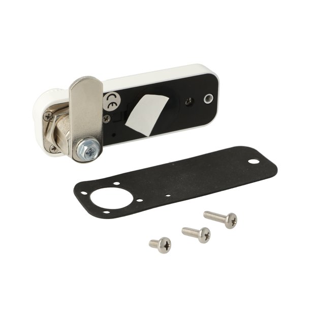 Elektr. Skabsl�s "Vic" 20mm, Venstre-Hvid - Privat/Offentlig