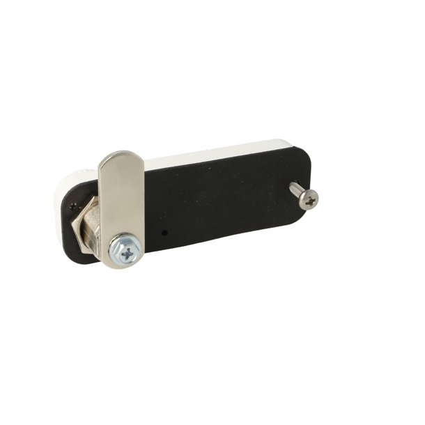 Elektr. Skabsl�s "Vic" 20mm, Venstre-Hvid - Privat/Offentlig