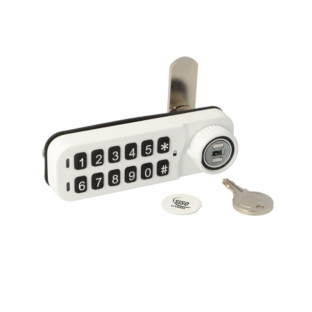 Elektr. Skabsl�s "Vic" 20mm, Venstre-Hvid - Privat/Offentlig