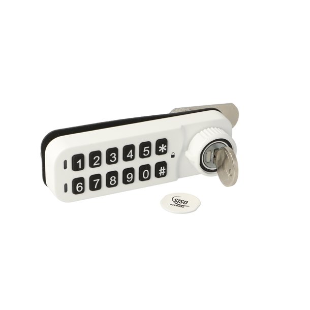 Elektr. Skabsl�s "Vic" 20mm, Venstre-Hvid - Privat/Offentlig