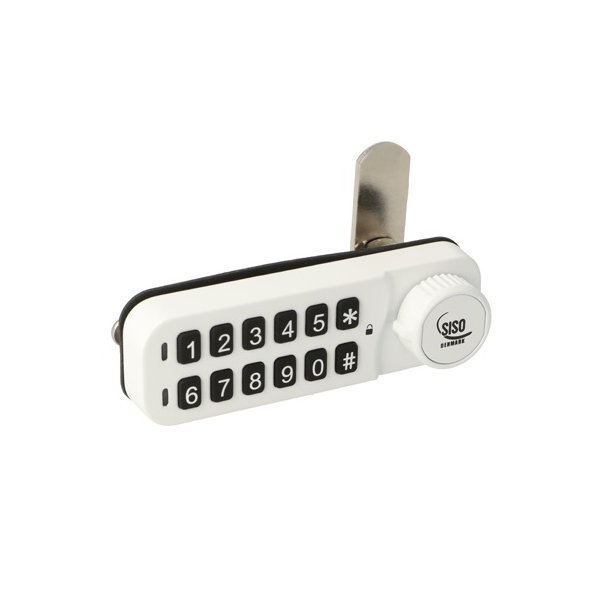 Elektr. Skabsl�s "Vic" 20mm, Venstre-Hvid - Privat/Offentlig