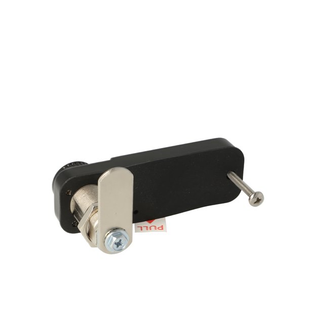 Elektr. Skabsl�s "Vic" 30mm, Venstre-Sort - Privat/Offentlig