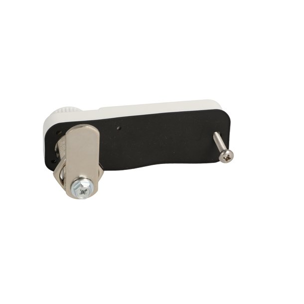 Elektr. Skabsl�s "Vic" 30mm, Venstre-Hvid - Privat/Offentlig