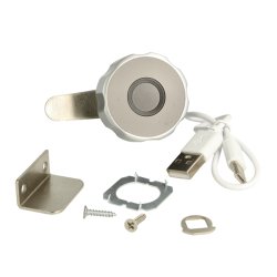 Elektronisk Fingeraftryksls "Fred" 19x20mm - APP