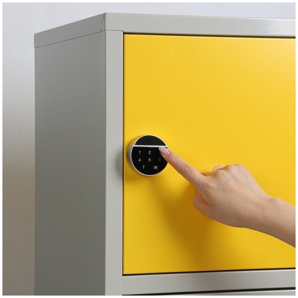 Elektronisk Skabsls "Mary" 19x20mm-Privat eller Offentlig