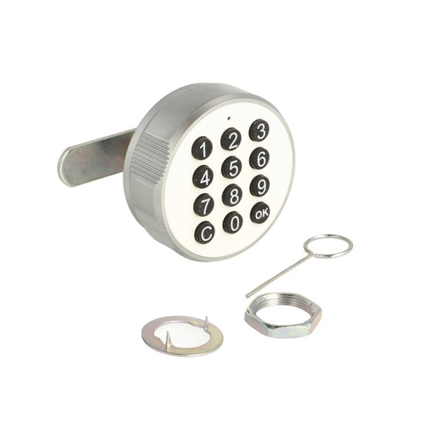 Elektronisk Skabsl�s "Phil" �19x20mm-Hvid-Privat/Offentlig