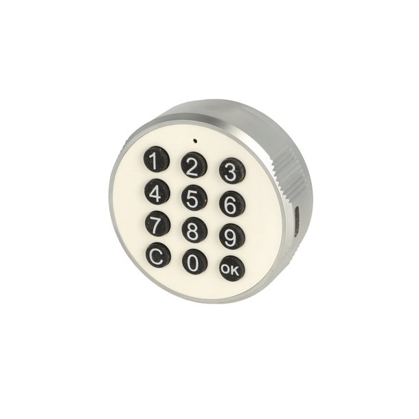 Elektronisk Skabsl�s "Phil" �19x20mm-Hvid-Privat/Offentlig