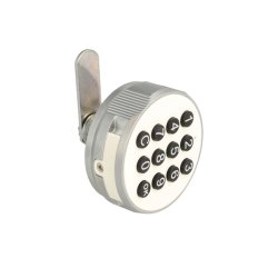 Elektronisk Skabsl�s "Phil" �19x20mm-Hvid-Privat/Offentlig