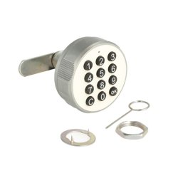 Elektronisk Skabsl�s "Phil" �19x30mm-Hvid-Privat/Offentlig