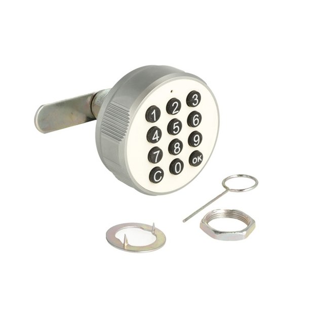 Elektronisk Skabsl�s "Phil" �19x30mm-Hvid-Privat/Offentlig