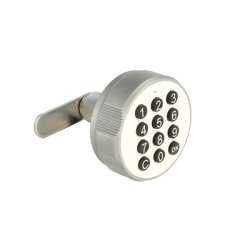 Elektronisk Skabsl�s "Phil" �19x30mm-Hvid-Privat/Offentlig