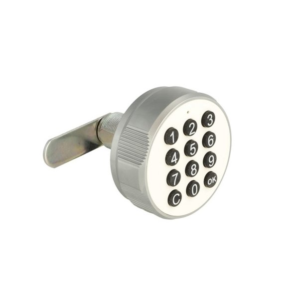 Elektronisk Skabsl�s "Phil" �19x30mm-Hvid-Privat/Offentlig