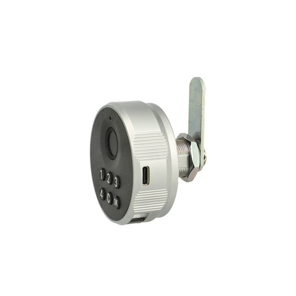 Elektronisk Fingeraftryksl�s "Phil" �19x20mm-Sort-Privat/Off