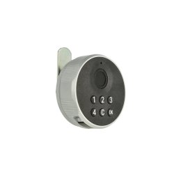Elektronisk Fingeraftryksl�s "Phil" �19x20mm-Sort-Privat/Off