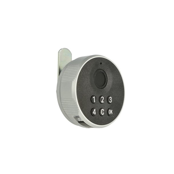 Elektronisk Fingeraftryksl�s "Phil" �19x20mm-Sort-Privat/Off