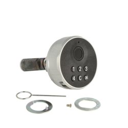 Elektronisk Fingeraftryksl�s "Phil" �19x30mm-Sort-Privat/Off