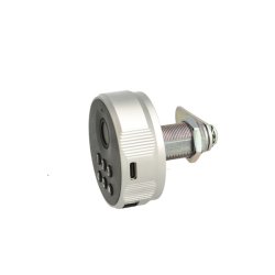 Elektronisk Fingeraftryksl�s "Phil" �19x30mm-Sort-Privat/Off