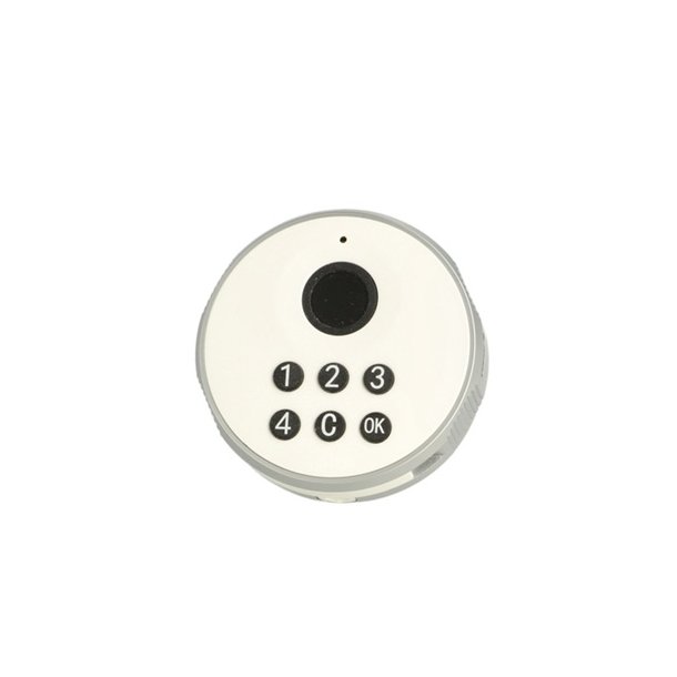 Elektronisk Fingeraftryksl�s "Phil" �19x20mm-Hvid-Privat/Off