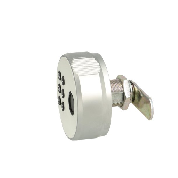 Elektronisk Fingeraftryksl�s "Phil" �19x20mm-Hvid-Privat/Off