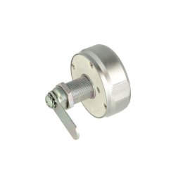 Elektronisk Fingeraftryksl�s "Phil" �19x30mm-Hvid-Privat/Off