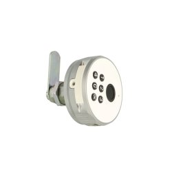 Elektronisk Fingeraftryksl�s "Phil" �19x30mm-Hvid-Privat/Off