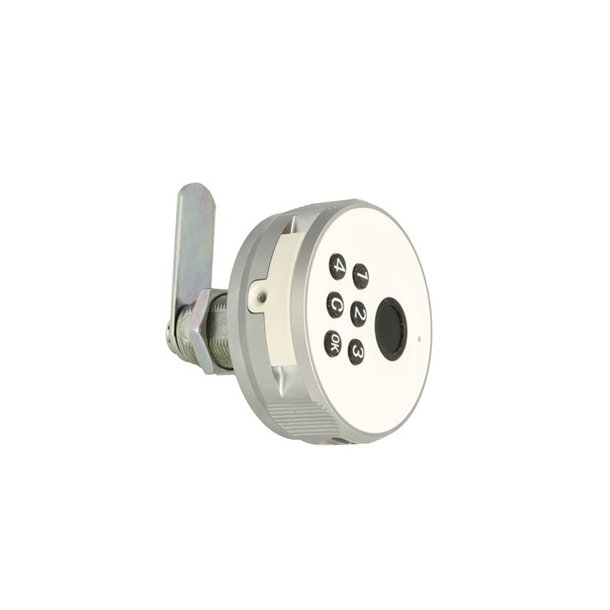 Elektronisk Fingeraftryksl�s "Phil" �19x30mm-Hvid-Privat/Off